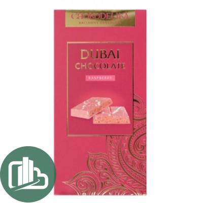 Шоколадная плитка ДУБАЙ DUBAI 180гр 1/16 Малина