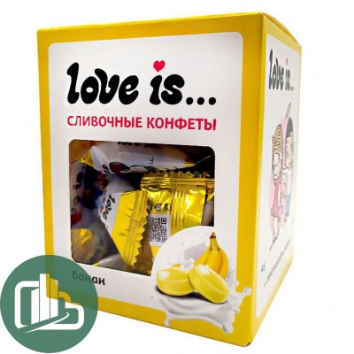 Жевательные конфеты Love is асс. Банан 105г 1/24