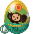 Шоколадное яйцо 60гр Чебурашка с подарком 1/3