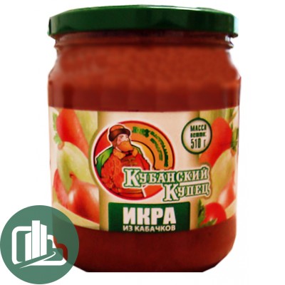 Икра из Кабачков Кубанский Купец 425мл 1/12 ж/б