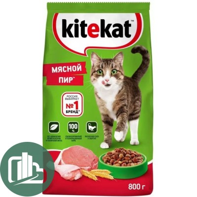 Китекат 800гр Мясной пир 1/10
