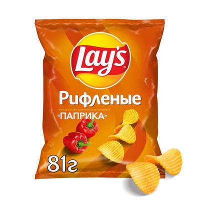 Лейс 81гр Паприка 1/25