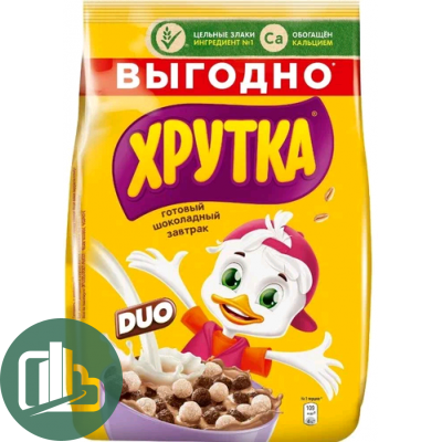 Несквик ХРУТКА DUO ШокоШарики 650гр 1/6 Пакет