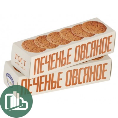 Печенье Овсяное Картон Классическое 250 гр 1/12 (Полёт)
