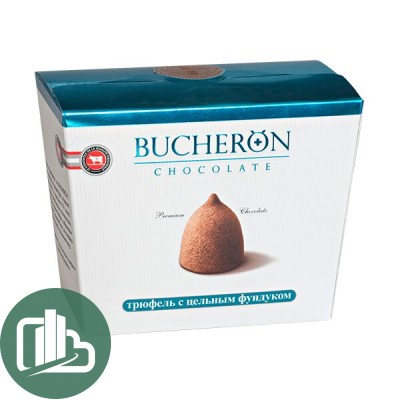 BUCHERON Трюфель с цельным фундуком 175гр 1/6