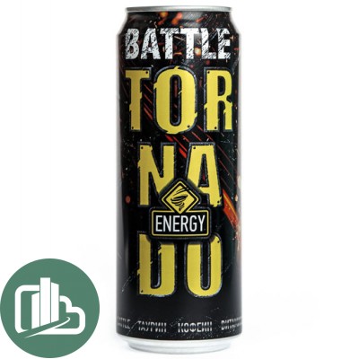 Торнадо энерг. напиток 0,45л 1/12 ж/б Battle