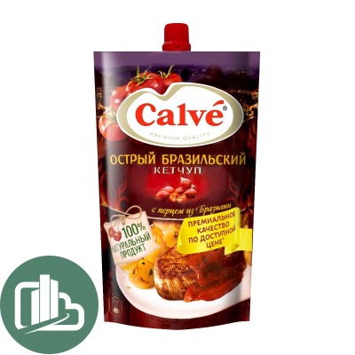 Кетчуп Calve Бразильский д/п 350гр 1/28