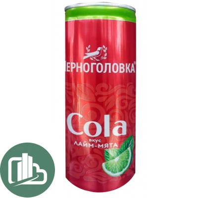 Напиток Черноголовка 0,33л ж/б Кола Лайм Мята 1/12