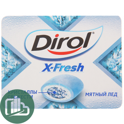 Дирол   X-FRESH Мятный Лед 16гр 1/12  (8)