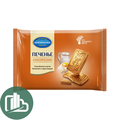 Печенье Коломенское Классическое 240гр 1/10