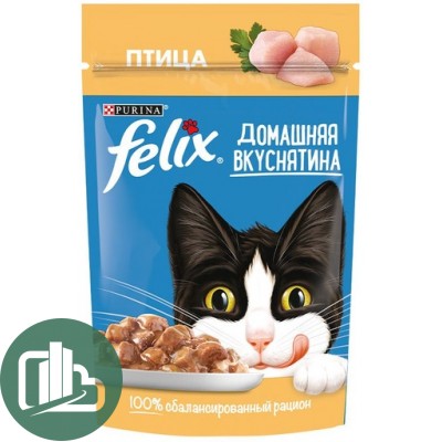 FELIX 75г Домашняя Вкуснятина Птица 1/26