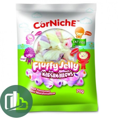 МАРШМЕЛОУ зефир Fluffy Jelly 70г 1/12
