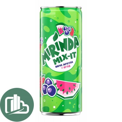 Миринда МIX-IT вкус Арбуз-ягоды 0,25л 1/12
