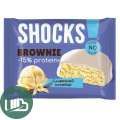 Протеиновый батончик Shok 50гр Бисквит Брауни Пломбир 1/9