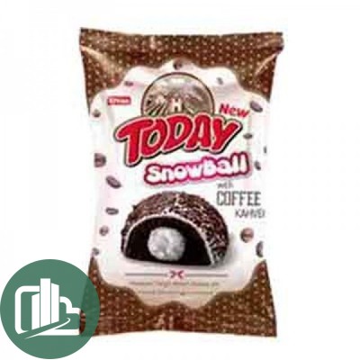 Кекс Тудей Сноубол кофе 50гр 1/24