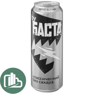 Энергетик БАСТА 0,45л 1/12 Классика ЗЕРО