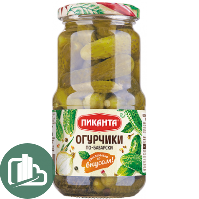 Пиканта Огурчики по-баварски 460гр 1/6