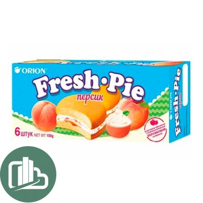 Чоко-Пай-6 ОРИОН 150гр Fresh-Pie 1/8 Персик