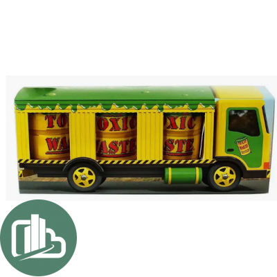 Токсик леденцы в грузовике Truck 126г 1/3 Желтая баночка 
