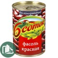 6 Соток Фасоль красная 400гр 1/24 ж/б