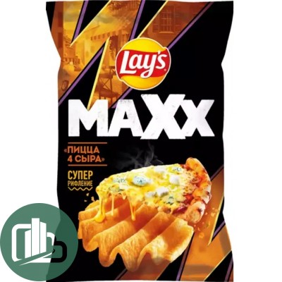 Лейс 100гр MAX Пицца 4Сыра 1/20