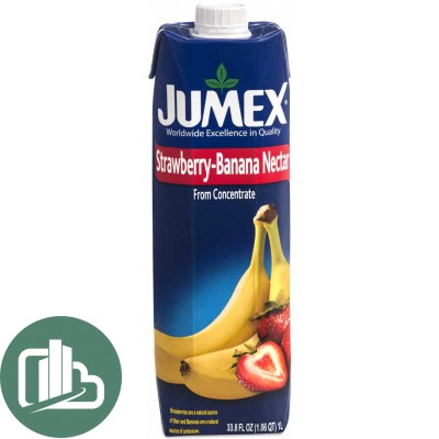 Нектар JUMEX Клубника и банан 1л 1/12
