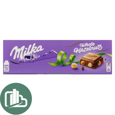 Милка 250гр Whole Nut Фундук 1/12