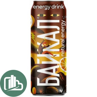 Черноголовка Байкал Energy 0,45л cо вкусом кофе-лимон 1/12