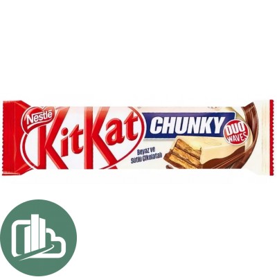Кит - Кат 38гр CHUNKY батончик БЕЛЫЙ ДУО 1/12 (20)