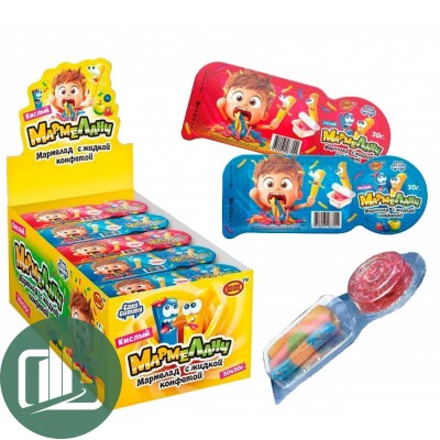 Мармелад с жидкой конфетой МармеЛанч 30гр.1/30 (12)