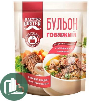 MAESTRO GUSTEN Бульон Говяжий 90гр 1/10 ОВТ300