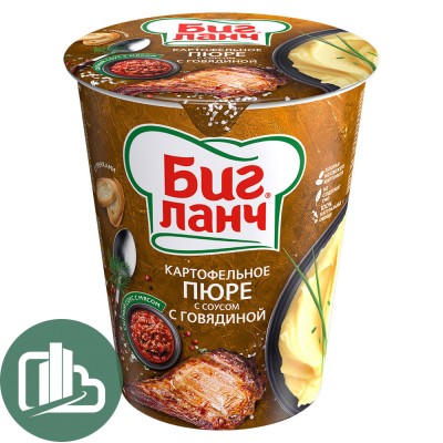 Биг Ланч 50гр Пюре Говядина 1/24