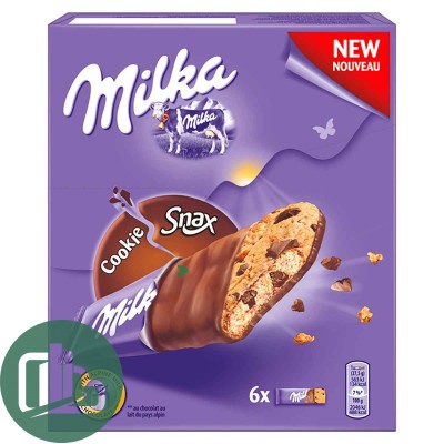 Милка Печенье Куки Снекс 165гр 1/12