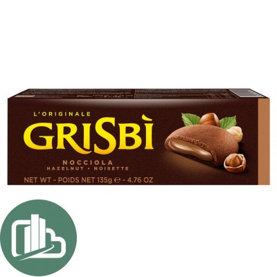Grisbi Hazelnut cream грисби фундук крем 135гр 1/14