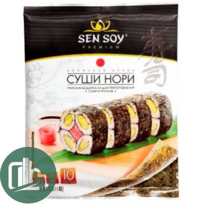 SEN SOY Морская водоросль Суши - Нори 28гр 1/6