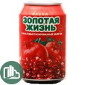 Напиток Гранатовый газированный Золотая жизнь 0,33л 1/24