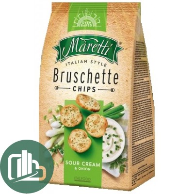 Хлебцы MARETTI Сметана лук 70гр 1/15