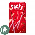 Палочки шок. Pocky с кусочками клубники 55гр 1/10