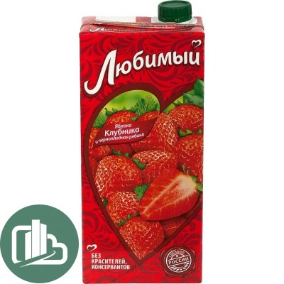 Любимый сад 0,95л Земляника+клуб+ябл+рябина  1/12