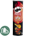 Принглс 110гр HOT& SPICY (Супер острые) 1/20