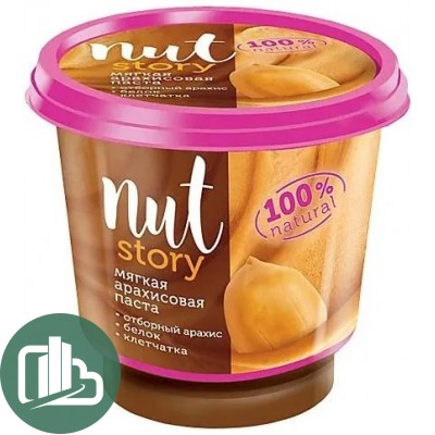Яшкино Паста арахисовая Nut Story 350гр 1/12