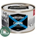 Сайра  натур.ж/б 245гр 1/24 Доброфлот