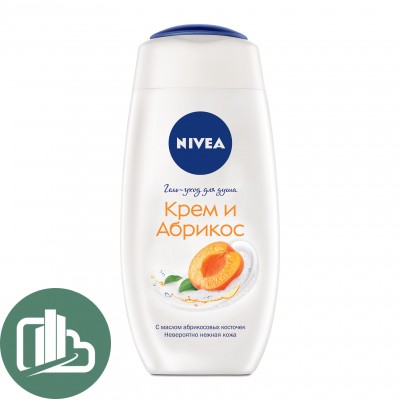 Гель для душа NIVEA Крем и Абрикос 250мл 1/6