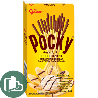 Палочки шок. Pocky Choco Banana 42гр 1/10