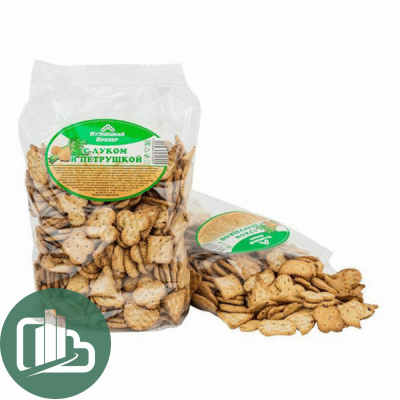 Крекер с Луком и Петрушкой 400г 1/13 Кузнецкий