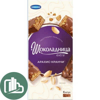 Торт Шоколадница 192гр Арахис Кранчи 1/10