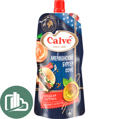 Соус Calve 200гр Американский бургер 1/28