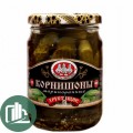 Скатерть-самобранка Огурчики корнишоны хрустящие (3-6см) ст.б 500мл. 1/12