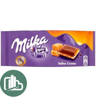 Милка 100гр Тоффи крем 1/23 (Импорт)