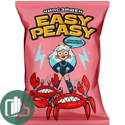 Картофель хрустящий EASY PEASY со вкусом Краба 70гр 1/12